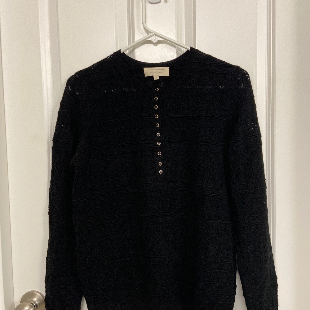 Sezane Lyna Jumper Noir. - Size M